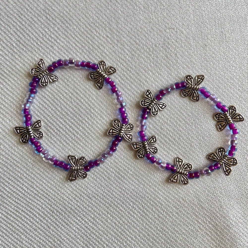 Mommy and me bracelets 🦋
